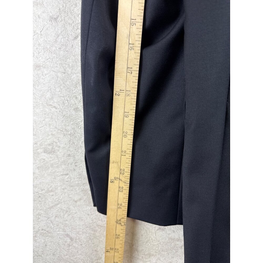 Calvin Klein Men's Blazer 100% Wool Navy Blue Lined Two Button Sport Coat 40R - Picture 7 of 11